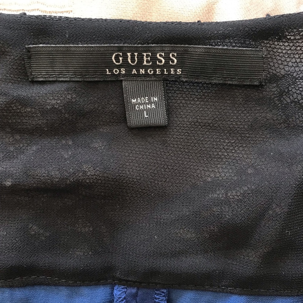 Guess Wrap Front Blouse (NWOT) - Picture 6 of 11